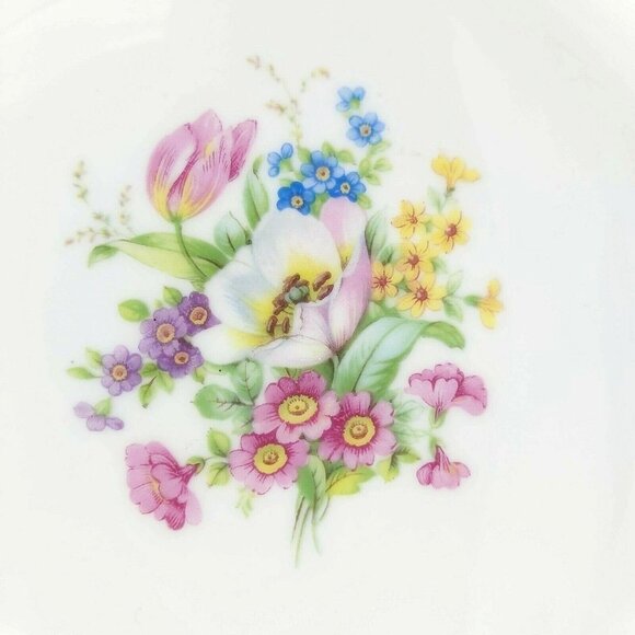 Royal Bayreuth 10" Dinner Plates Dresden Floral Bavaria -Lot of 11 - Picture 4 of 7